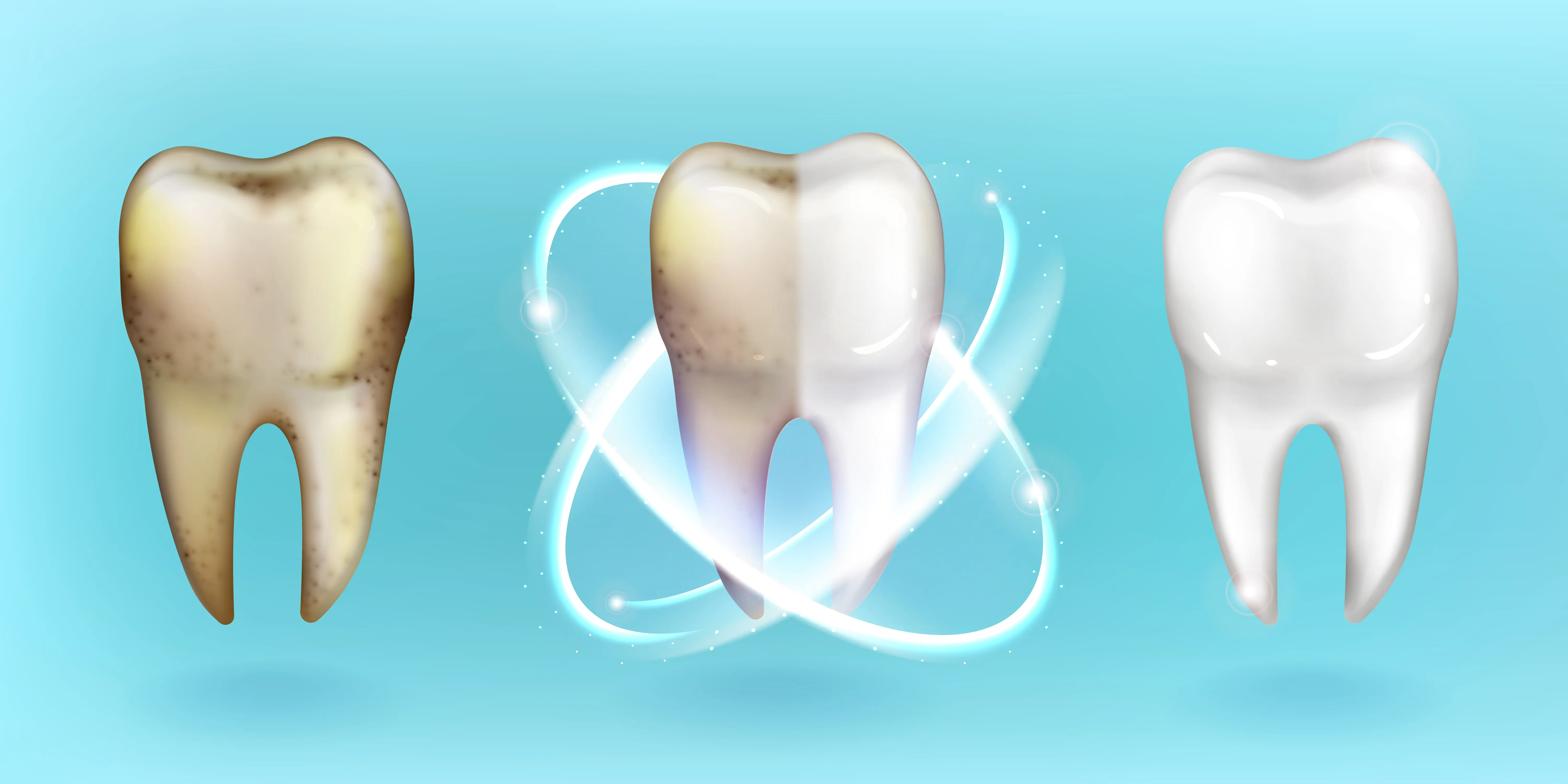 tooth enamel remineralization process with trace minerals restoring enamel structure